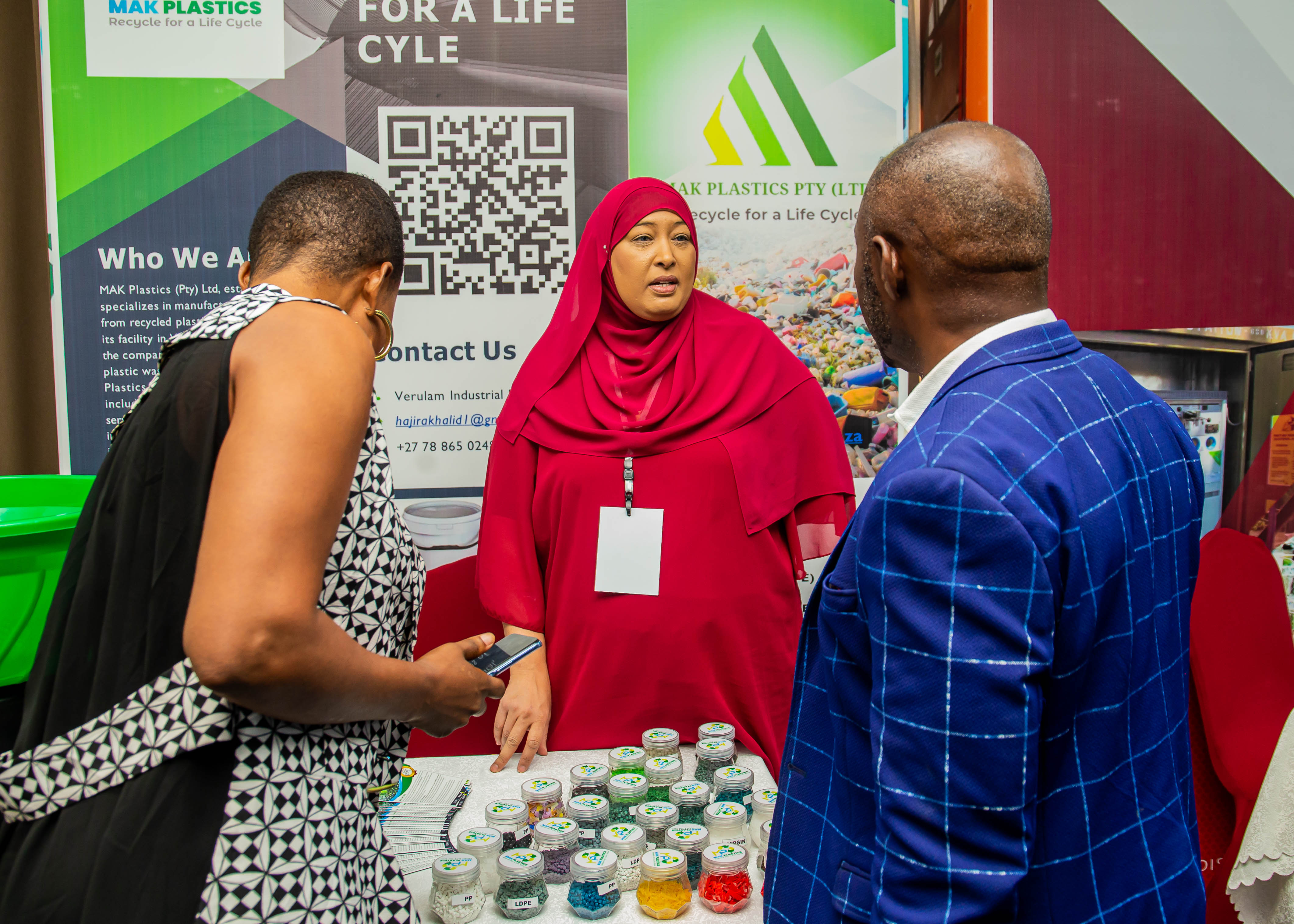 MAK Plastics engaging visitors at the West Africa Trade Show 2026