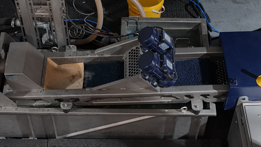 EREMA recycling line close-up