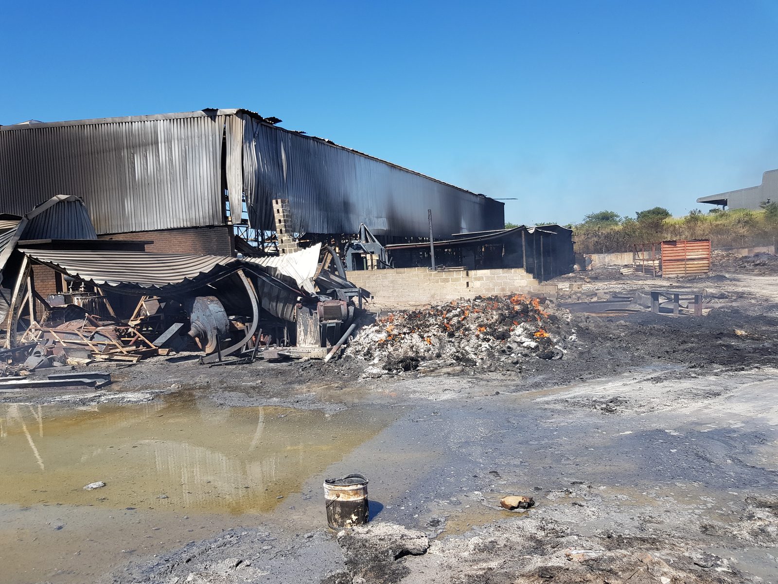 Scale of the destruction at Isithebe